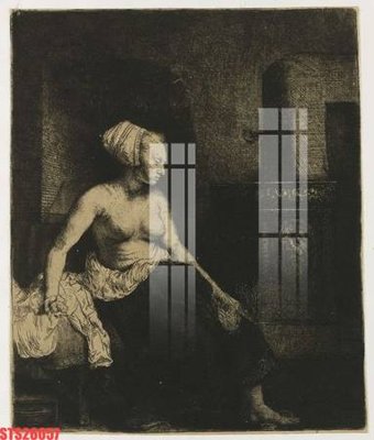 File in trần Tranh sơn dầu phương tây tổng hợp STS26057 (bản gốc) bầu trời