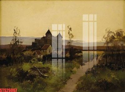 File in lụa Tranh sơn dầu phương tây tổng hợp STS26067 (tân cổ điển) Tranh sơn dầu phương tây tổng hợp STS26067