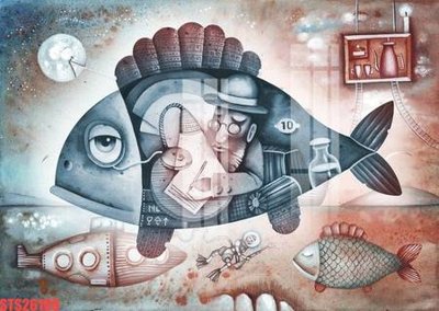 File tranh gốc Tranh sơn dầu phương tây tổng hợp STS26109 chủ đề hiện đại