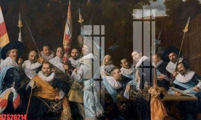 File ảnh Tranh sơn dầu phương tây tổng hợp STS26214 (gốc) in biển hiệu