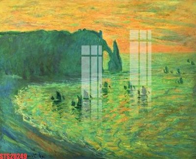 File in trần Tranh sơn dầu phương tây tổng hợp STS26249 (bản gốc) bầu trời