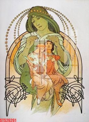 File gốc Tranh sơn dầu phương tây tổng hợp STS26261 (in lụa) chi tiết cao