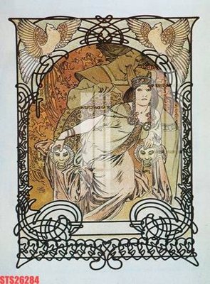 File in mica Tranh sơn dầu phương tây tổng hợp STS26284 (bản gốc) siêu trong