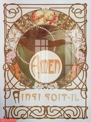 File in mica Tranh sơn dầu phương tây tổng hợp STS26337 (bản gốc) làm vách ngăn