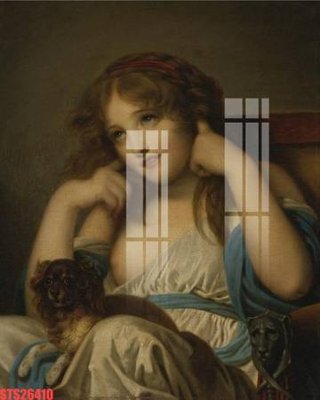 Ảnh mô tả file gốc in mica Tranh sơn dầu phương tây tổng hợp STS26410