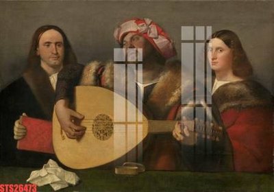 File in mica Tranh sơn dầu phương tây tổng hợp STS26473 (bản gốc) làm vách ngăn