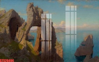 File in trần Tranh sơn dầu phương tây tổng hợp STS26494 (file gốc) phong thủy