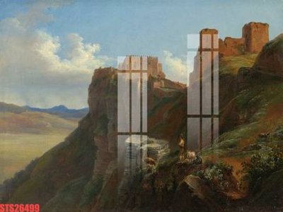 File ảnh Tranh sơn dầu phương tây tổng hợp STS26499 (gốc) dùng in Pano