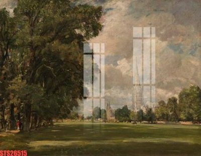 Ảnh gốc Tranh sơn dầu phương tây tổng hợp STS26515 (nét căng) in mica