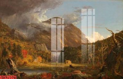 File PSD Tranh sơn dầu phương tây tổng hợp STS26521 (chất lượng in ấn)