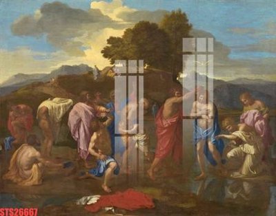 Download file Tranh sơn dầu phương tây tổng hợp STS26667 (gốc) in mica bàn thờ