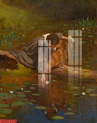 Download file Tranh sơn dầu phương tây tổng hợp STS26687 (gốc) in mica đèn LED