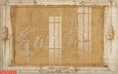 Download file gốc Tranh sơn dầu phương tây tổng hợp STS26895 (in mica) trong suốt