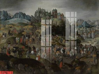 File tranh Tranh sơn dầu phương tây tổng hợp STS27081 (gốc) chủ đề động vật