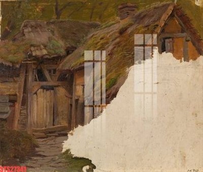 File tranh Tranh sơn dầu phương tây tổng hợp STS27341 (bản gốc) in lụa 5D