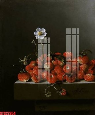 File tranh Tranh sơn dầu phương tây tổng hợp STS27354 (bản gốc) treo phòng ăn