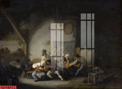 File tranh Tranh sơn dầu phương tây tổng hợp STS27394 (bản gốc) in lụa 3D