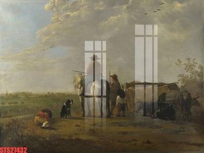 File in lụa Tranh sơn dầu phương tây tổng hợp STS27432 (tân cổ điển) Tranh sơn dầu phương tây tổng hợp STS27432