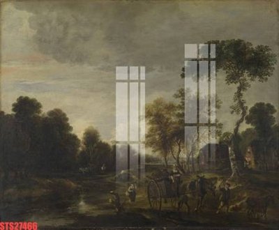 File in trần Tranh sơn dầu phương tây tổng hợp STS27466 (bản gốc) bầu trời