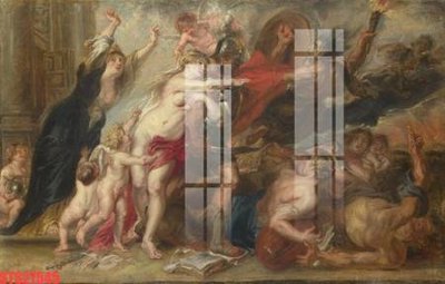 Tải file gốc Tranh sơn dầu phương tây tổng hợp STS27545 (in không vỡ ảnh)