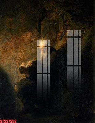 File in trần Tranh sơn dầu phương tây tổng hợp STS27552 (bản gốc) mây trời