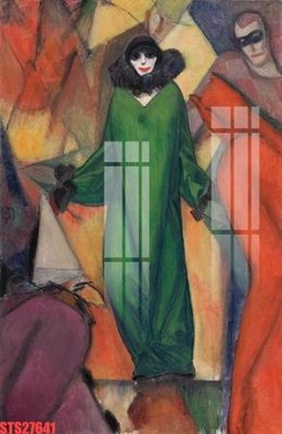 Download file gốc Tranh sơn dầu phương tây tổng hợp STS27641 (in mica) logo