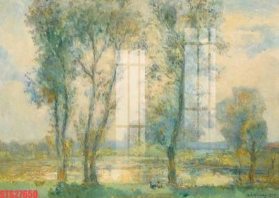 File PSD Tranh sơn dầu phương tây tổng hợp STS27650 (chất lượng in ấn)