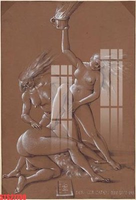 Tải file Tranh sơn dầu phương tây tổng hợp STS27730 (gốc) in ấn chất lượng