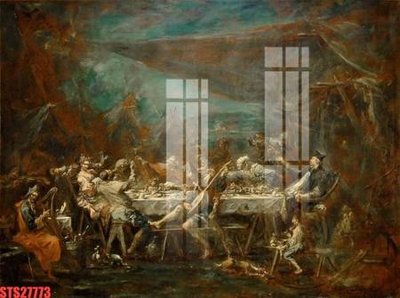 File ảnh Tranh sơn dầu phương tây tổng hợp STS27773 (gốc) in biển hiệu