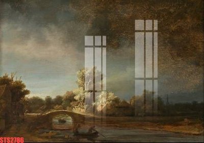 File tranh Tranh sơn dầu phương tây tổng hợp STS2786 (ảnh gốc) in trần xuyên sáng