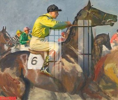 Ảnh gốc Tranh sơn dầu phương tây tổng hợp STS27905 (nét căng) in mica