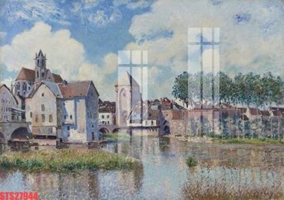 Tải file Tranh sơn dầu phương tây tổng hợp STS27944 (gốc) làm file in ấn