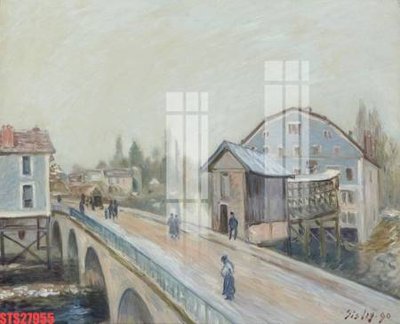 File tranh Tranh sơn dầu phương tây tổng hợp STS27955 (bản gốc) treo tường