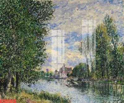 File tranh Tranh sơn dầu phương tây tổng hợp STS27970 (gốc) in trên kính