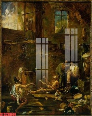 File gốc Tranh sơn dầu phương tây tổng hợp STS28044 (in 3D) cho trang trí