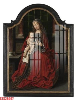 Download file Tranh sơn dầu phương tây tổng hợp STS28097 (gốc) in mica cao cấp