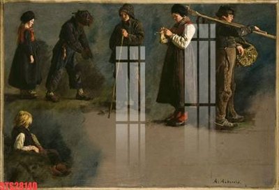 File PSD Tranh sơn dầu phương tây tổng hợp STS28140 (bản gốc) đã tách nền