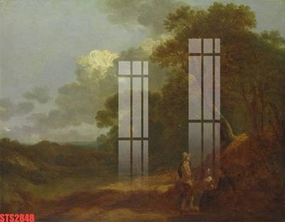 Ảnh gốc Tranh sơn dầu phương tây tổng hợp STS2848 (độ nét cao) in mica