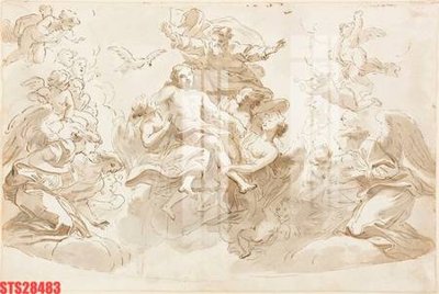 File gốc Tranh sơn dầu phương tây tổng hợp STS28483 (trang trí) phòng làm việc