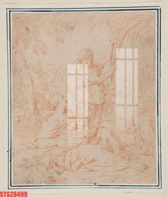 File tranh Tranh sơn dầu phương tây tổng hợp STS28499 (bản gốc) in lụa 3D