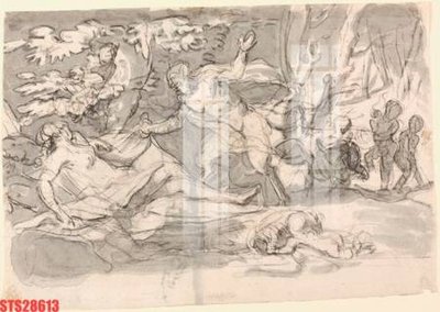 Download file ảnh gốc Tranh sơn dầu phương tây tổng hợp STS28613 để in ấn