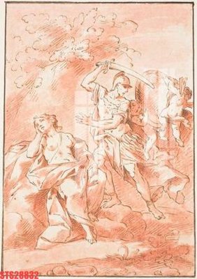 File in trần Tranh sơn dầu phương tây tổng hợp STS28832 (bản gốc 3D) sống động