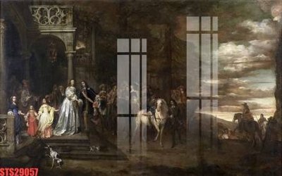 File PSD Tranh sơn dầu phương tây tổng hợp STS29057 (bản gốc) chất lượng nhất