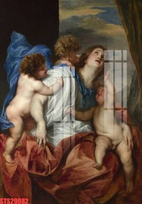 File PSD Tranh sơn dầu phương tây tổng hợp STS29082 (bản gốc) đã tách nền