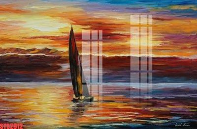 File tranh Tranh sơn dầu phương tây tổng hợp STS2912 (ảnh gốc) in trần nhà