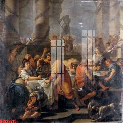 File tranh Tranh sơn dầu phương tây tổng hợp STS29215 (file gốc) chuẩn màu in