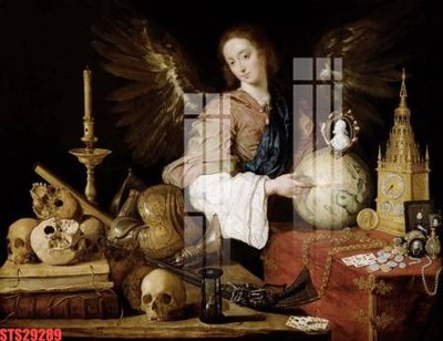 Download file Tranh sơn dầu phương tây tổng hợp STS29289 (gốc) in mica ốp bếp