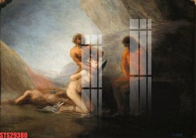 File tranh in trần 3D Tranh sơn dầu phương tây tổng hợp STS29380 (ảnh gốc)