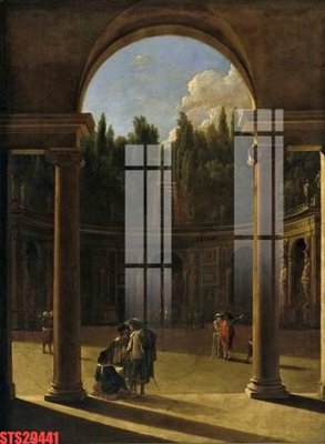 File gốc Tranh sơn dầu phương tây tổng hợp STS29441 (in lụa) hoa văn cổ điển