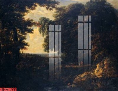 File PSD Tranh sơn dầu phương tây tổng hợp STS29633 (bản gốc) dễ dàng edit